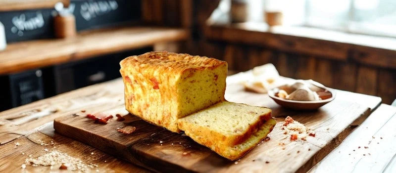 Gluten-Free Bacon & Cheese Loaf
