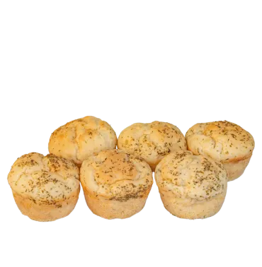 Garlic & herbs roll 6pk (DF)